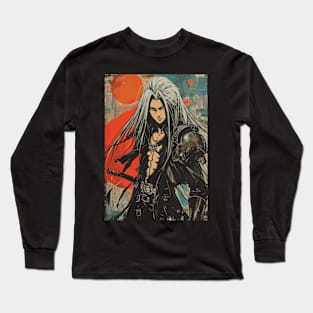 Sephiroth FF7 Final Fantasy VII Rebirth Long Sleeve T-Shirt